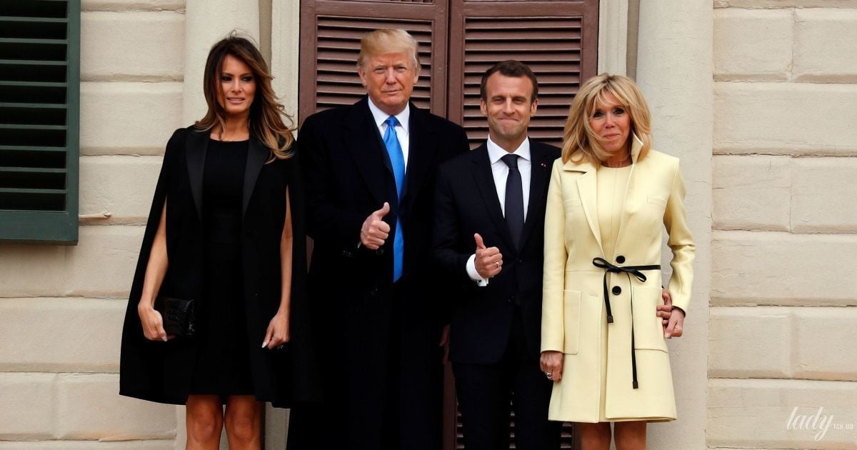 Брижит Макрон и Мелания Трамп
