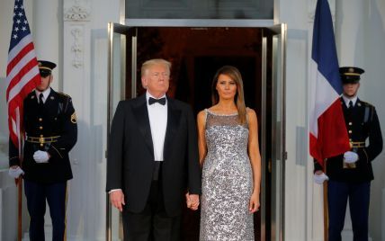 Вновь впечатлила: Мелания Трамп в роскошном платье блистала на торжественном ужине в Белом доме