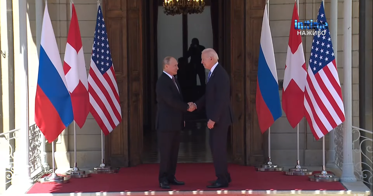 Встреча Путина и Байдена началась в Женеве — Политика — tsn.ua