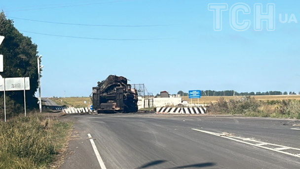 Знищена російська техніка у Суджі / © ТСН