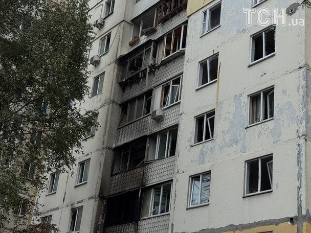 Фото: Наслідки атаки на Оболоні / Валерія Ковалінська