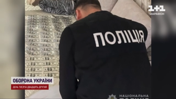 Гроші, які знайшли під час обшуку