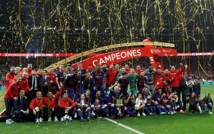 "Барселона" в невероятной встрече разгромила "Севилью" и стала обладателем Кубка Испании