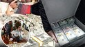Во время обысков правоохранители хватались за головы, увидев горы из миллионов долларов. Коллаж ТСН.ua