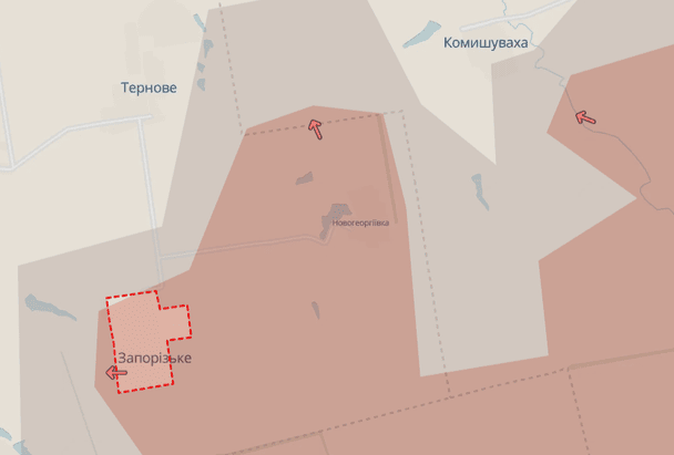 РФ окупувала Запорізьке. Мапи deepstatemap.