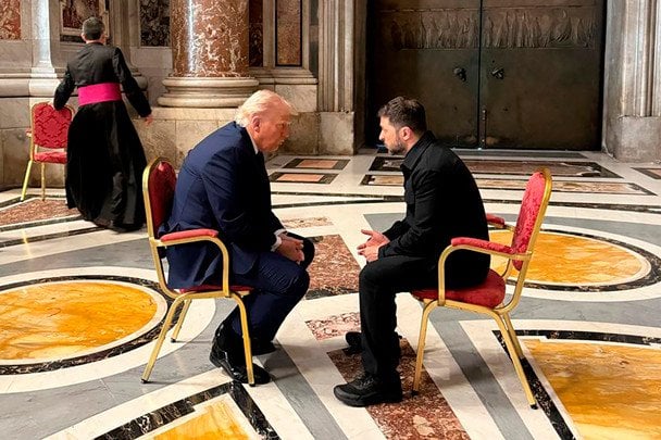 Зеленский раскрыл детали разговора с Трампом в Ватикане
