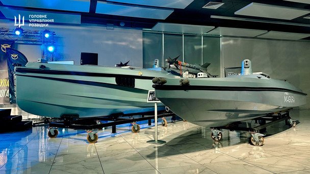 В ГУР показали морской дрон, поразивший два российских истребителя
