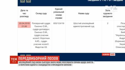 Суд розгляне позов про зняття Володимира Зеленського з виборів