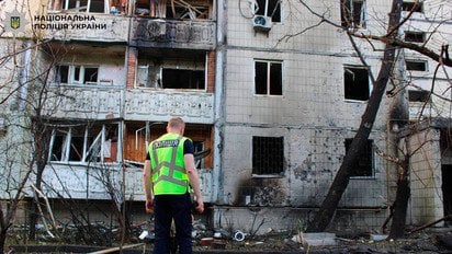 Наслідки одного з ударів по Києву