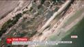 На Одещині біля моря стався масштабний зсув ґрунту