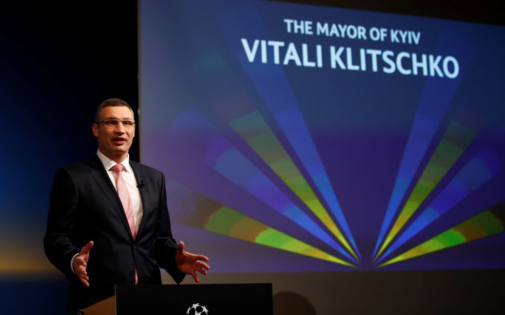 Виталий Кличко пригласил всех в Киев на финал Лиги чемпионов. / © Reuters