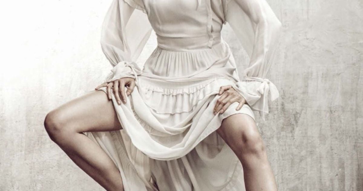 Каролина Куркова в фотосессии для журнала Glamour