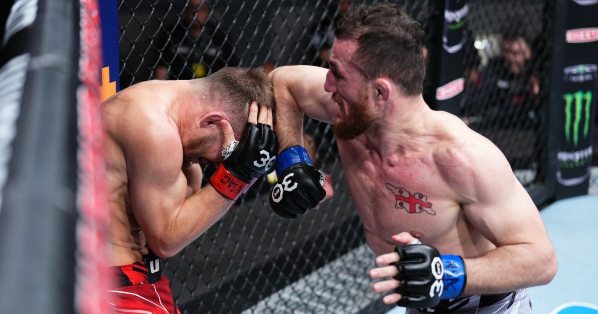 Грузинський боєць UFC розбив російського ексчемпіона та прокричав "Слава Україні!" (відео)