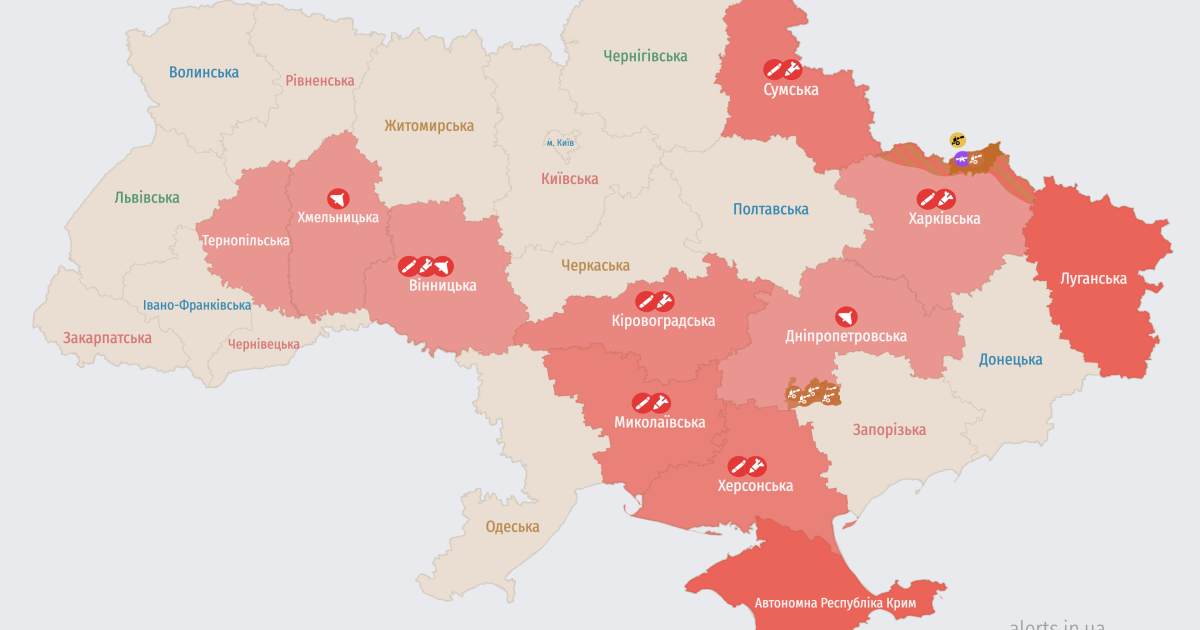 Мапа тривог