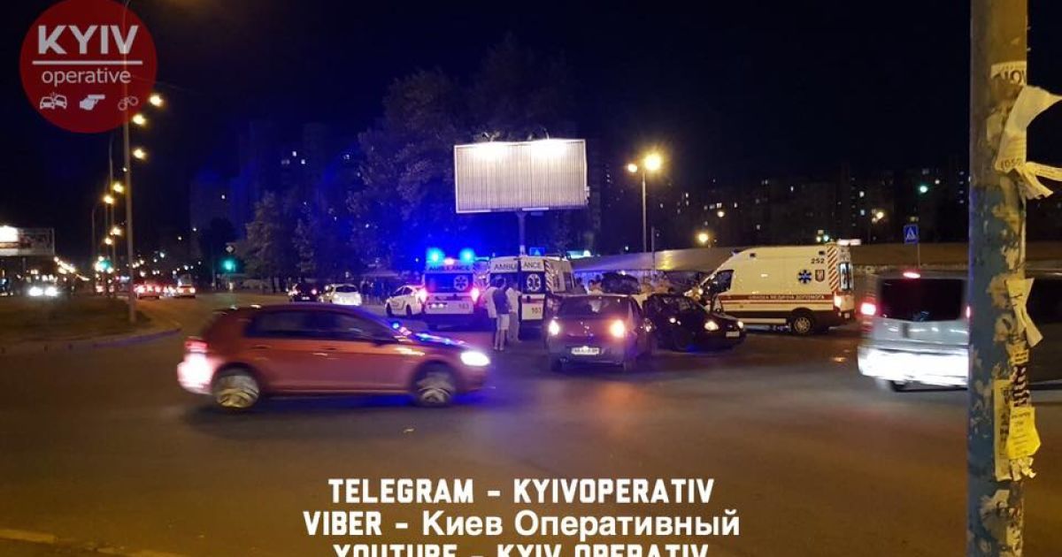 ДТП в Києві (27.08.2018)_3 / © Facebook/Киев Оперативный