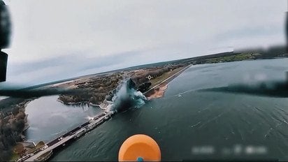 Росіяни атакували дамбу Печенізького водосховища – наслідки прильотів