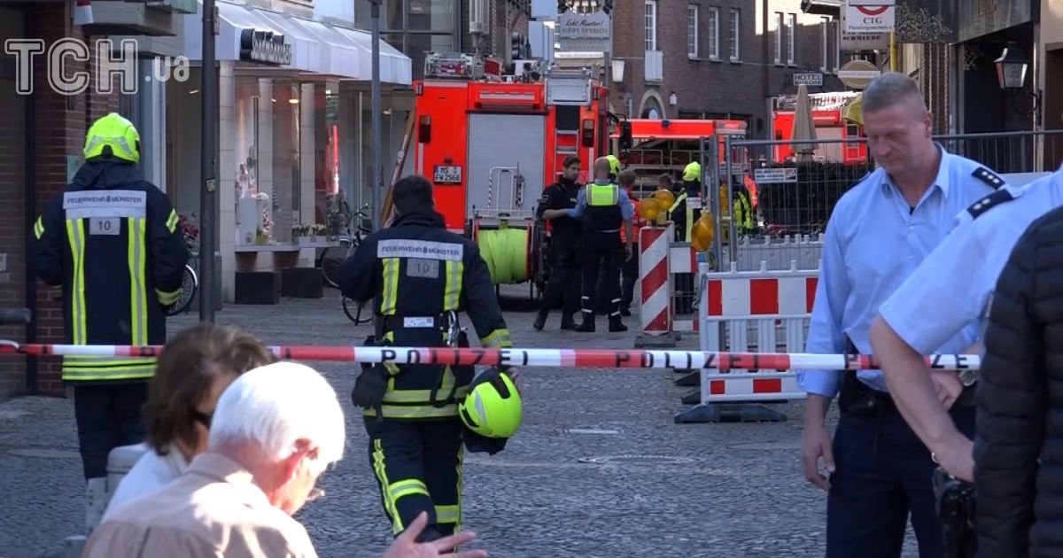 Наезд грузовика на людей в Германии