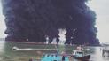 Утечка нефти в Индонезии