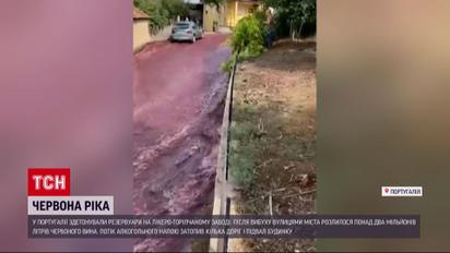 2 миллиона литров вина: река из алкоголя прямо посреди Португалии