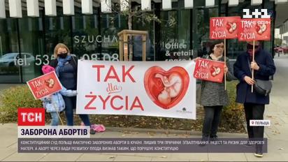 Конституційний суд Польщі фактично заборонив у країні аборти
