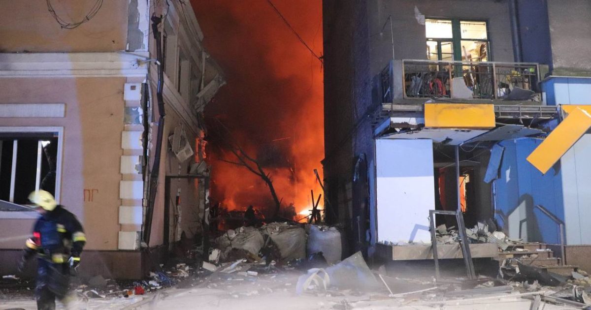 Наслідки ворожої атаки по Харкову 31 грудня