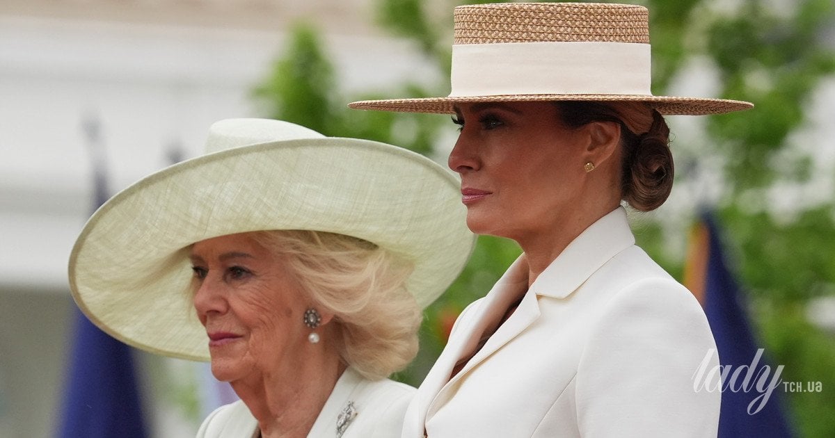 Королева Камілла та Меланія Трамп