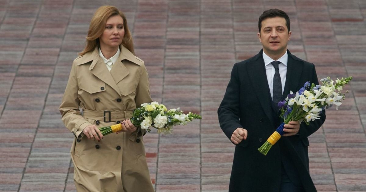 Володимир і Олена Зеленські