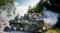 Военные учились столкновениям в условиях гибридной войны.