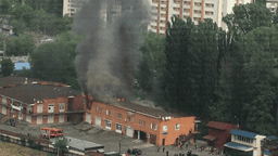 Пожар в Киеве