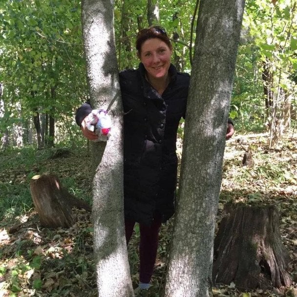 Жителька Курщини Олеся Ларіна, яку вбив російський військовий / © російські телеграм-канали