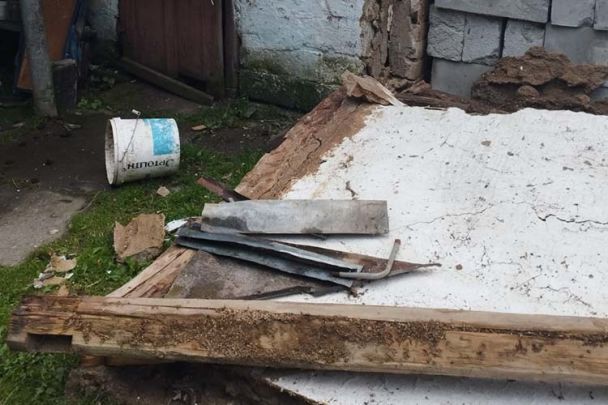 На Тернопільщині стіна вбила жінку / © ГУ Національної поліції в Тернопільській  області