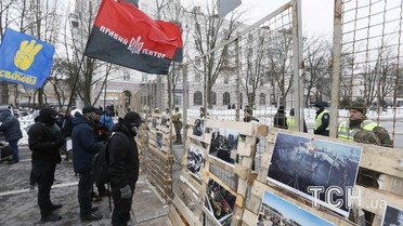 Акція під посольством РФ / © Reuters