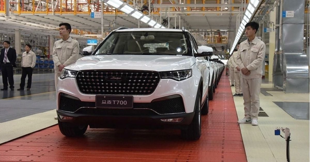 В Китае встал на конвейер кроссовер Zotye T700