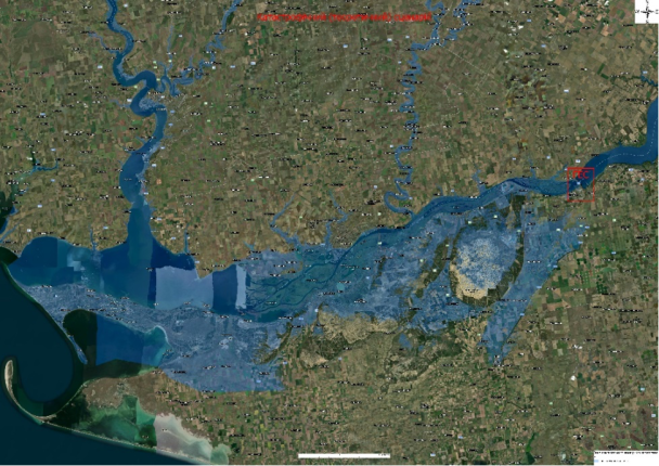 Катастрофічний сценарій затоплення прилеглих до ГЕС територій / ©