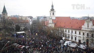 Антиурядові протести у Словаччині_1 / © Reuters