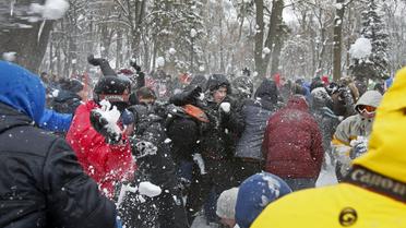 битва сніжками_9 / © УНІАН
