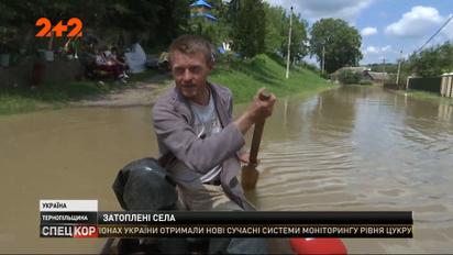 На Тернопільщині повінь накрила три села