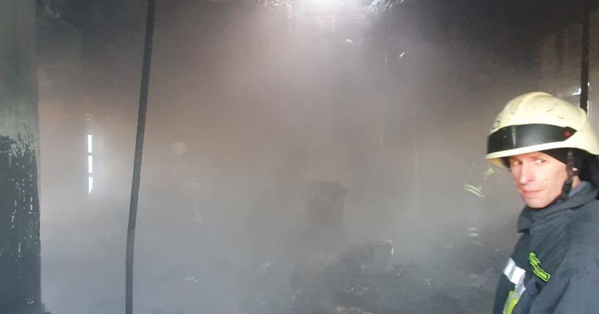 Під Києвом горів храм