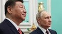 Лидеры России и Китая