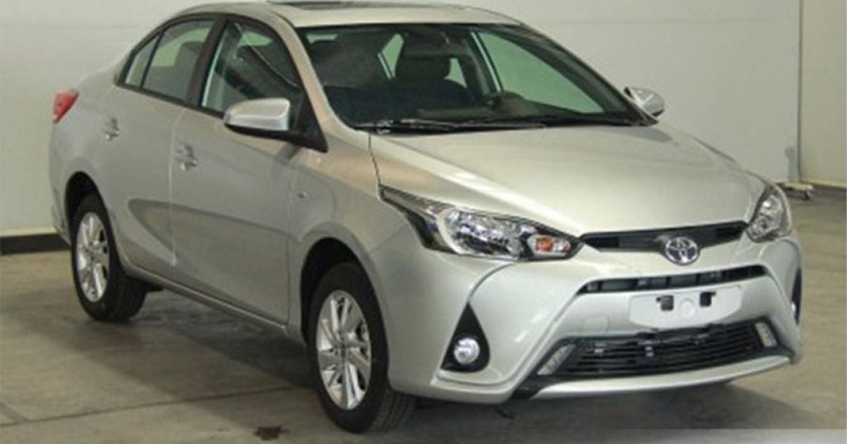 В Сети появились фото нового седана Toyota Yaris L