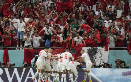 Не помешал даже отмененный гол: сборная Марокко сенсационно обыграла Бельгию на ЧМ-2022 (видео)