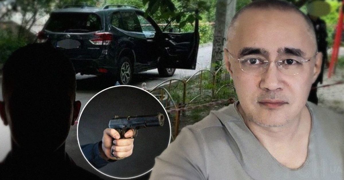 Покушение на известного казахского журналиста оппозиционера Айдоса Садыкова. Коллаж: ТСН