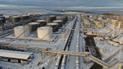 Петербургский нефтяной терминал до атаки БПЛА/Фото: российские телеграм-каналы