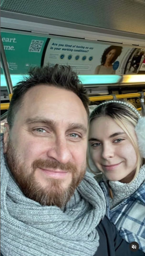 Олег Собчук с дочерью / © instagram.com/sob4uk