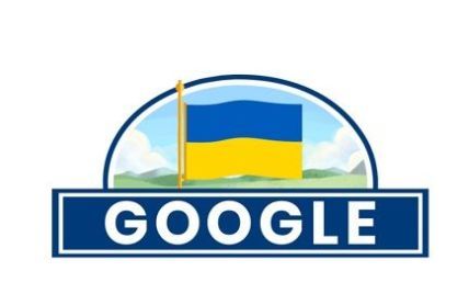 Google посвятил Дню Независимости Украины праздничный дудл