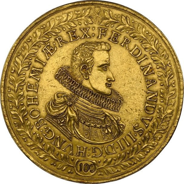Монета 100 дукатів Фердинанда III Габсбурга (1629). (Jam Press/Numismatica Ars Classica) / © Jam Press