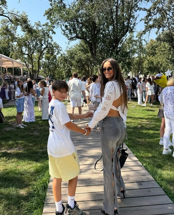 Ксенія Мішина з сином / © instagram.com/misha.k.ua
