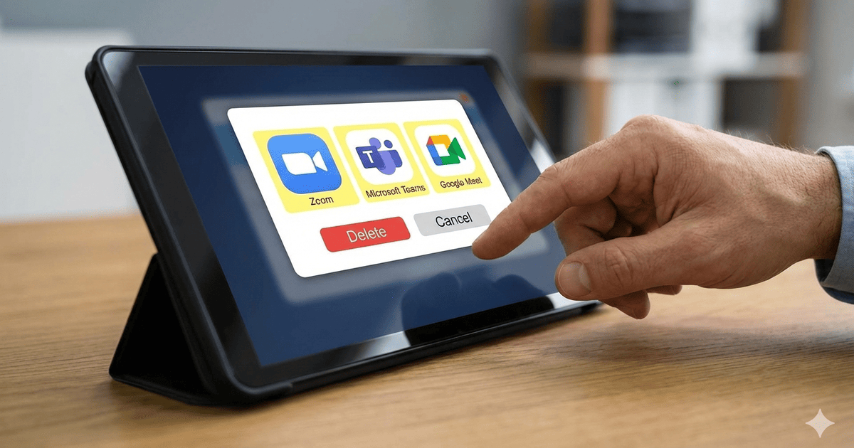 Заборона Zoom, Google Meet і Microsoft Teams