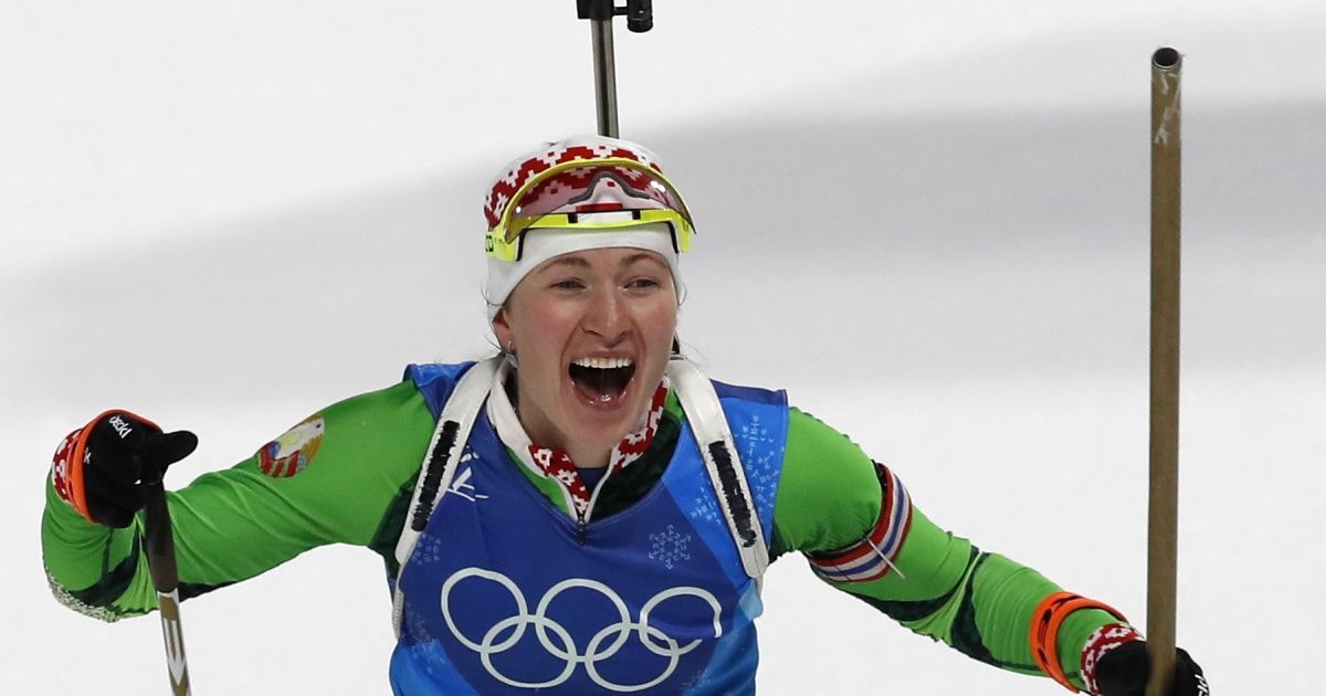 Білоруська біатлоністка Домрачева побила рекорд "білої" Олімпіади