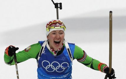 Білоруська біатлоністка Домрачева побила рекорд "білої" Олімпіади